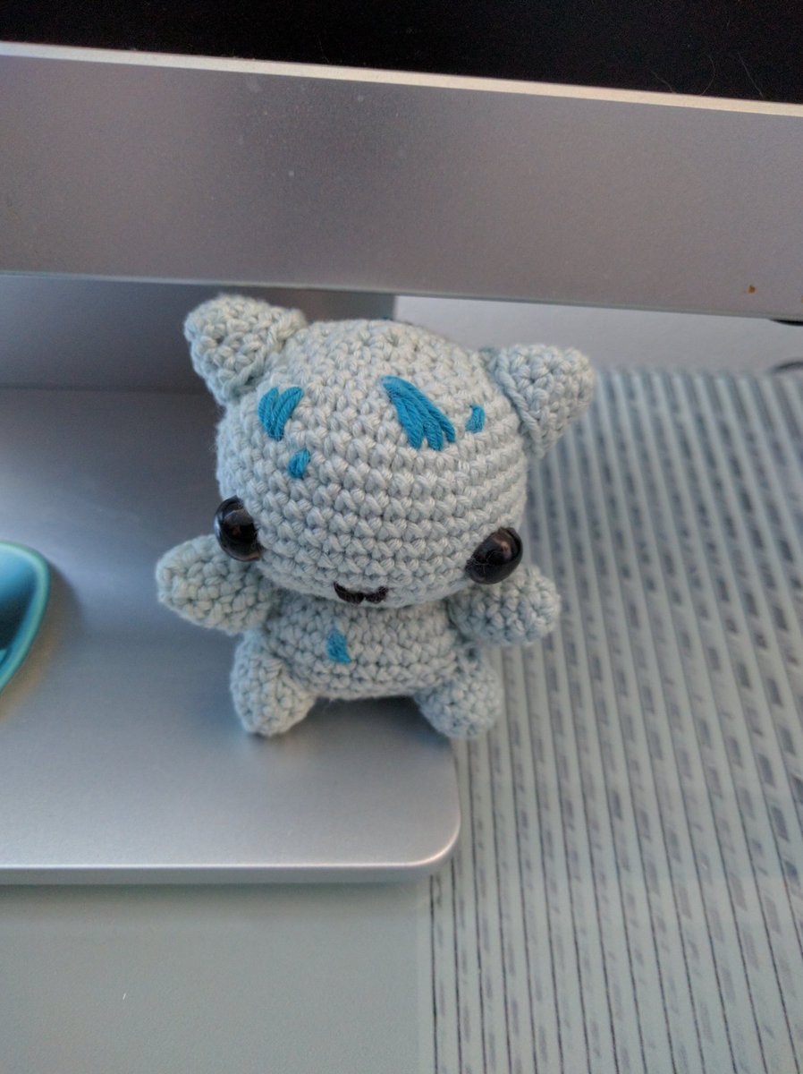 estramcar's tweet photo. Bulbasaur hecho con el patrón de @StudioCrafti https://t.co/Uomk8pCnzx
