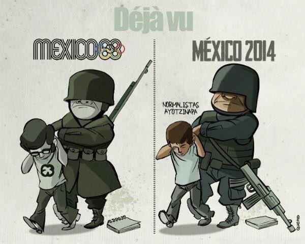 PrisCavagna's tweet photo. A 48 años nada ha cambiado #2deOctNoSeOlvida #Tlatelolco Aguas Blancas, Acteal, Atenco, Tlatlaya y Ayotzinapa https://t.co/eGliMSSrUB
