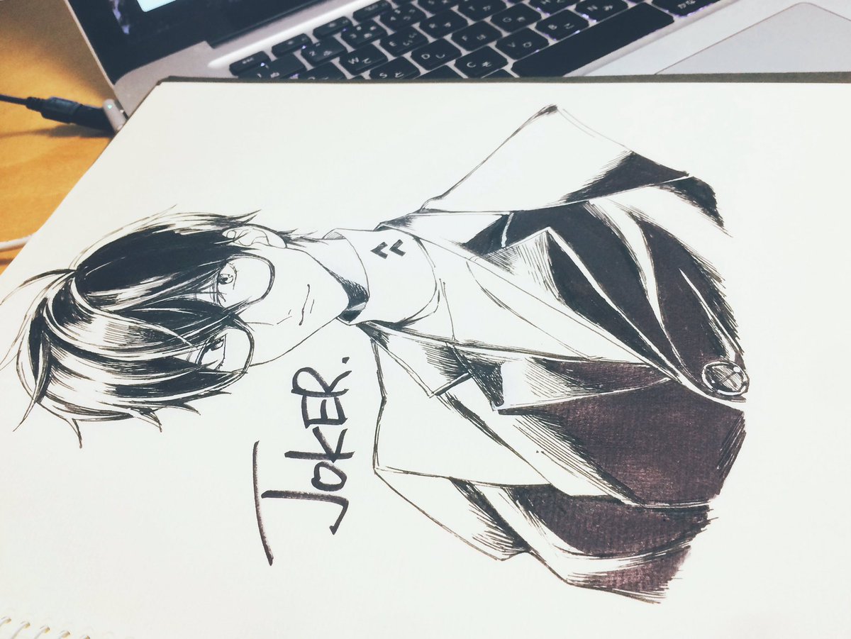何が楽しかったって久々にアナログでガッツリ描いたのが楽しかった…逃避楽しい… 