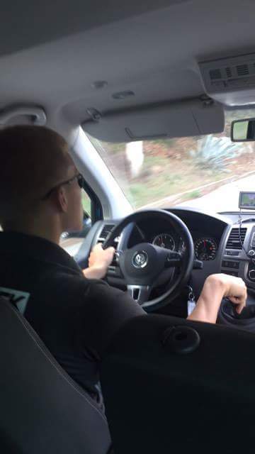 MadsOstberg's tweet photo. @OttTanak driving the team bus 🚌 Getting to the hotel in super speed 🚀 man I'm car sick haha 😂 😂 😂 #goteam 👌#wrc https://t.co/r5KodzY1G8