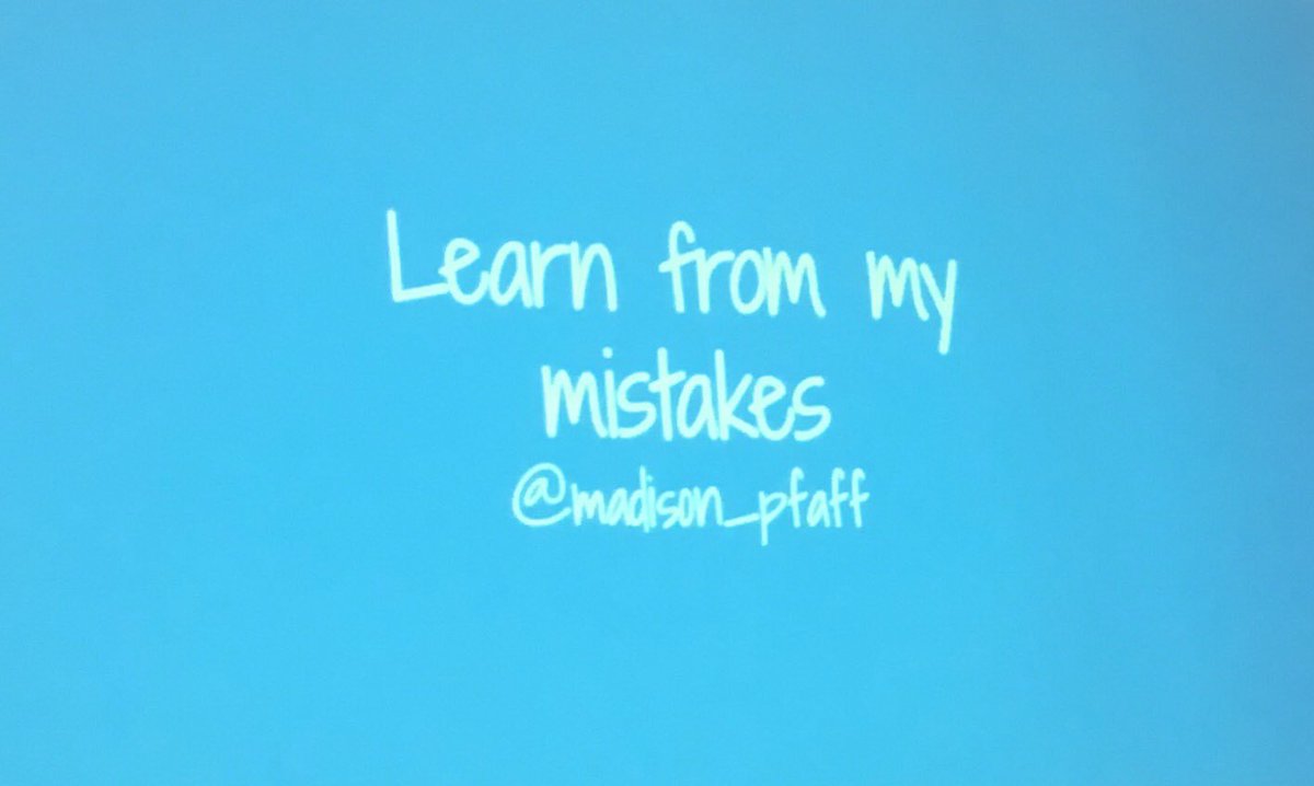 FloridaHackers's tweet photo. Madi has shared some of her mistakes with us and encourages us to do the same - Share your mistakes so that others can learn and grow https://t.co/EGNirKYx8m