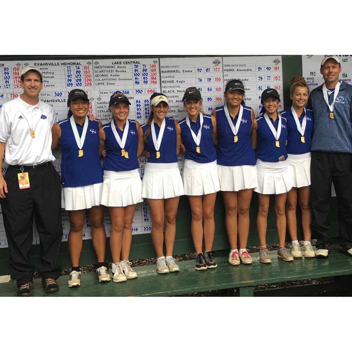 cnhs_golf's tweet photo. Congrats to the girls for placing 3rd at the State Championship yesterday! And big S/O to @hollygrace1234 for taking the individual title!! https://t.co/JT0OKnyJa0