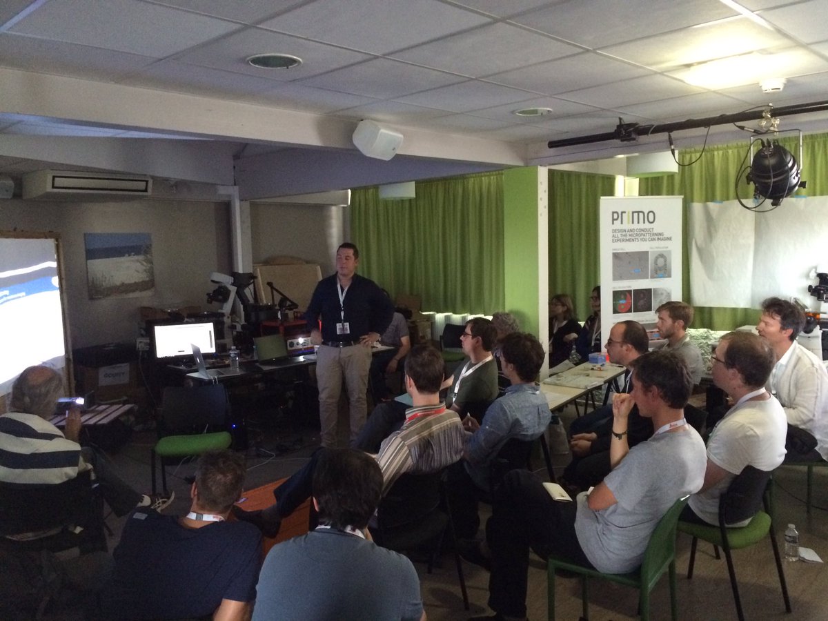 S_LevequeFort's tweet image. First demo fully booked for SAF imaging by Pierre and  @Bourg_N at #MiFoBio