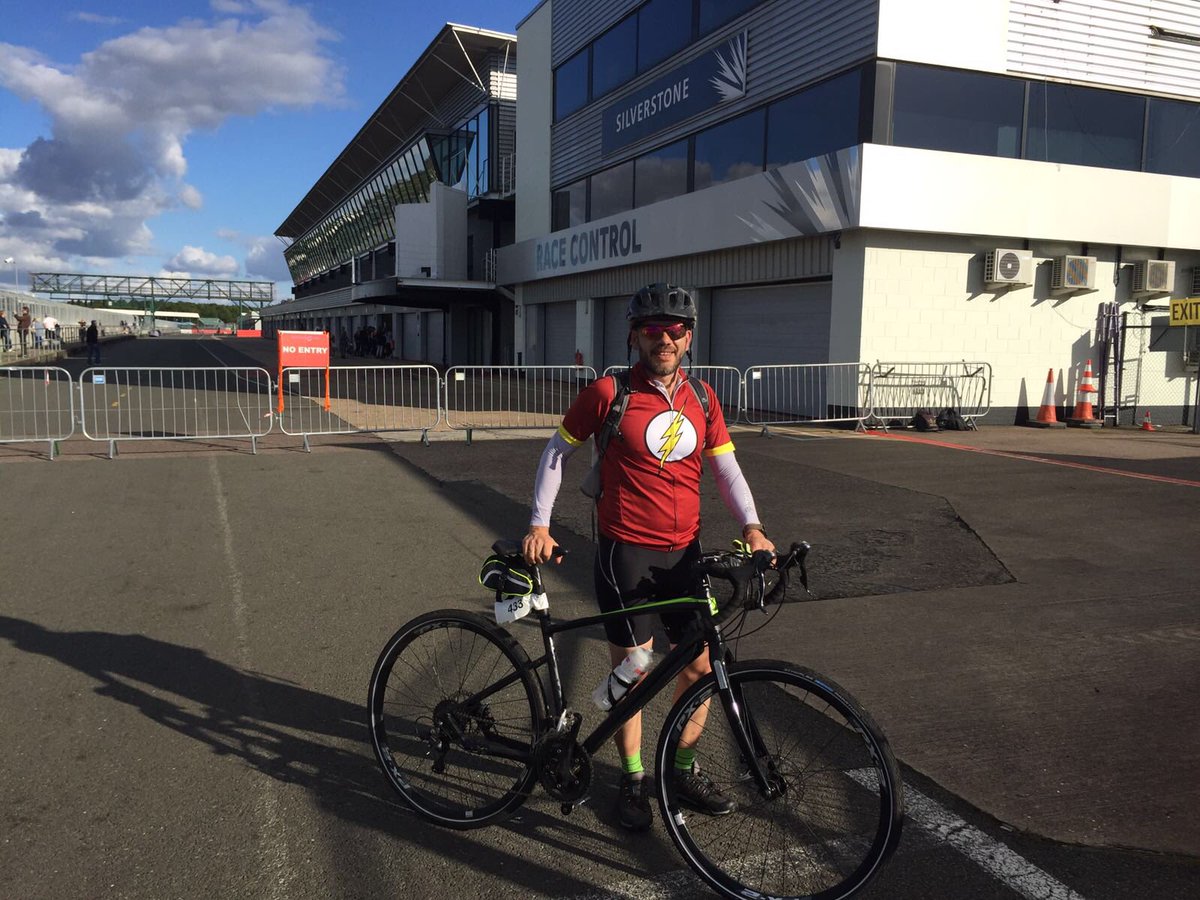 silverstonettc's tweet photo. Steve Scoles editor of @NorthamptonUK taking on #CycleSilverstone https://t.co/RfAdPgsvm0