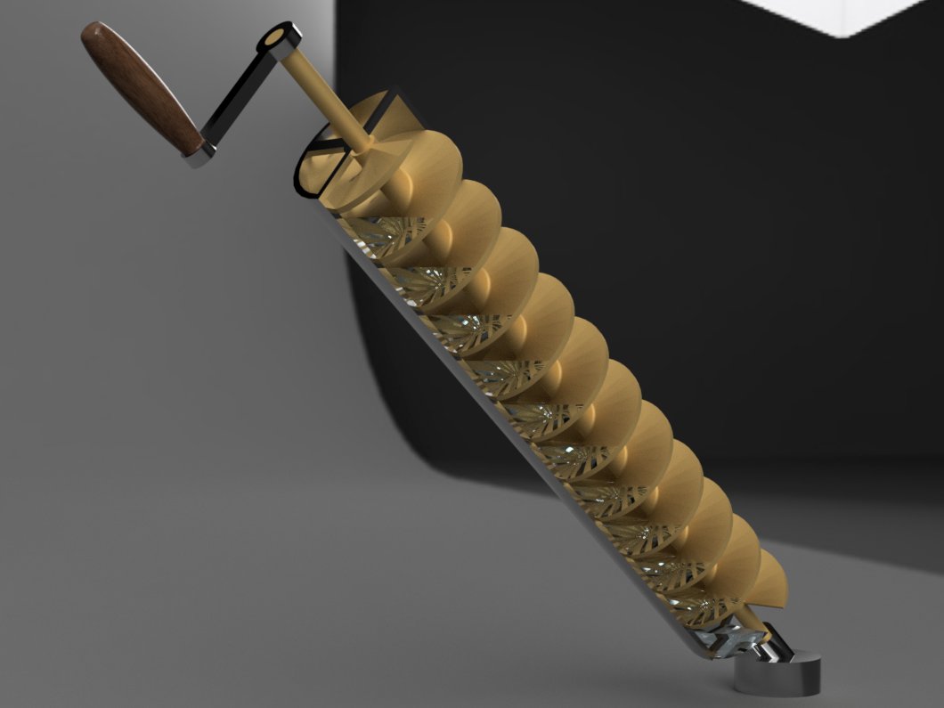 足立 正 Sur Twitter アルキメデスのスクリューポンプ 次は何とか水をくみ出しているところを動画にしたい Fusion360 Yokoito T Co Vgfs6mjipp Twitter