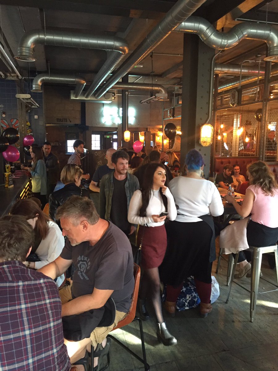 DogGoodUK's tweet photo. Beer &amp; Brows is packed! We love seeing so many faces! Come see us at @BrewDogBrighton #brewdog #beer #doggooduk @DogGoodUK #LUSH #dogstrust https://t.co/G9Z5TqAGrR