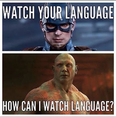 SpeakLikeNative's tweet photo. Have you seen this movie? Then you have to remember this! #avengers #watchyourlanguage #language #cptamerica #america https://t.co/BCDtXZn05C