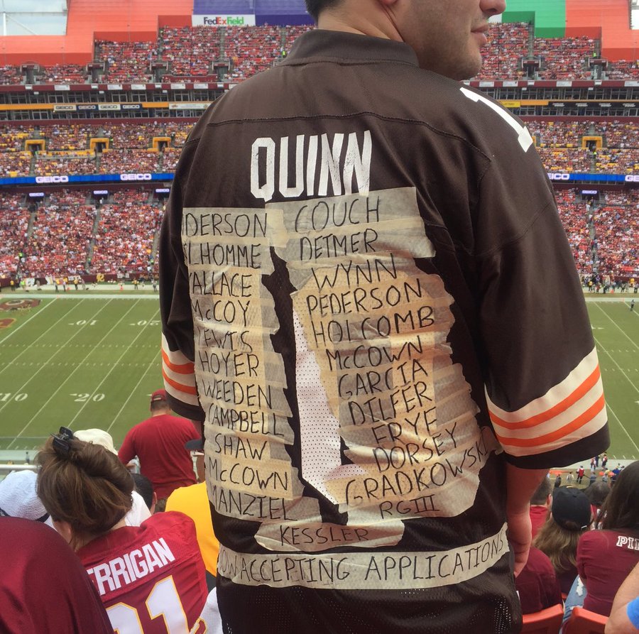 browns fan qb jersey