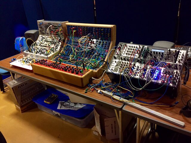 DRamirezmusic's tweet image. Too much fun getting to grips with some serious kit @SynthFestUK #synthfest