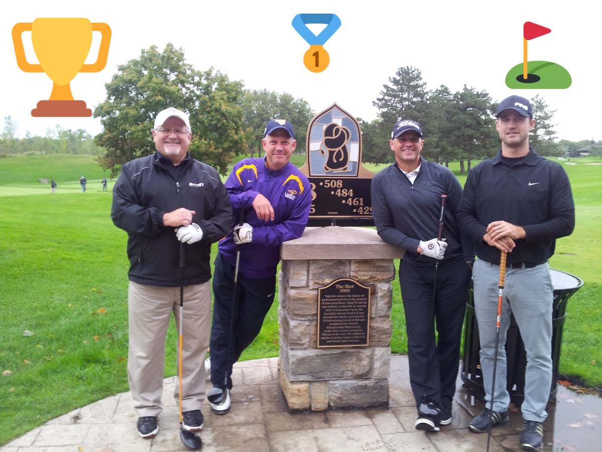 KodiaksJrA's tweet photo. 2016 OLHOF Golf Tourney Champs -3rd straight year - Lawrie Hallman, Scott Newbrough, Corey Hallman, Eric Martin https://t.co/QbTYsZVpuU