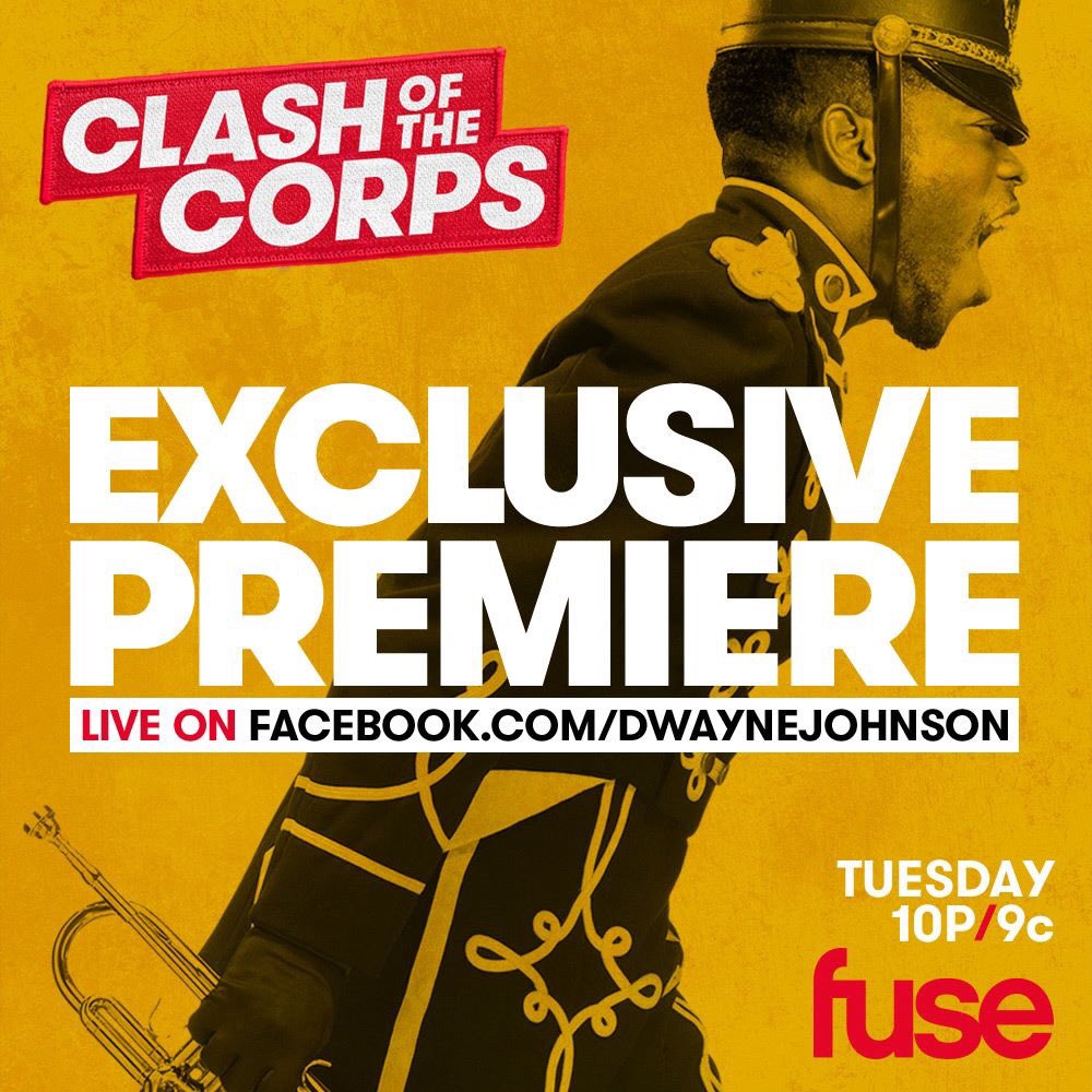 TheBlueDevils's tweet photo. Don't forget @TheRock has 1st episode of #ClashOfTheCorps LIVE on his FB page TUESDAY before it airs on @fusetv @SevenBucksProd #bdworld https://t.co/t4dfDJzaTL