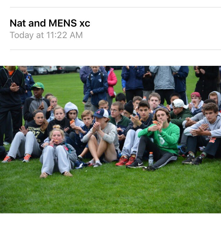nataqua3's tweet photo. "Nat and men's XC" https://t.co/0qeZcozimm