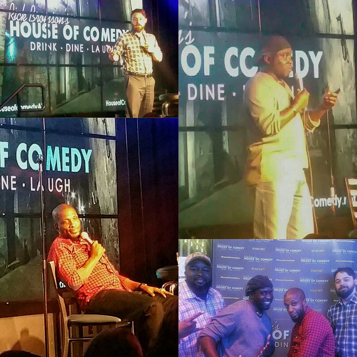 cjxdownup's tweet photo. We had a ball at the House of Comedy out here in Phoenix #ComedyNight #StandUpComedy #2kComedy #RoadTrip https://t.co/Rb3gV6n6fK
