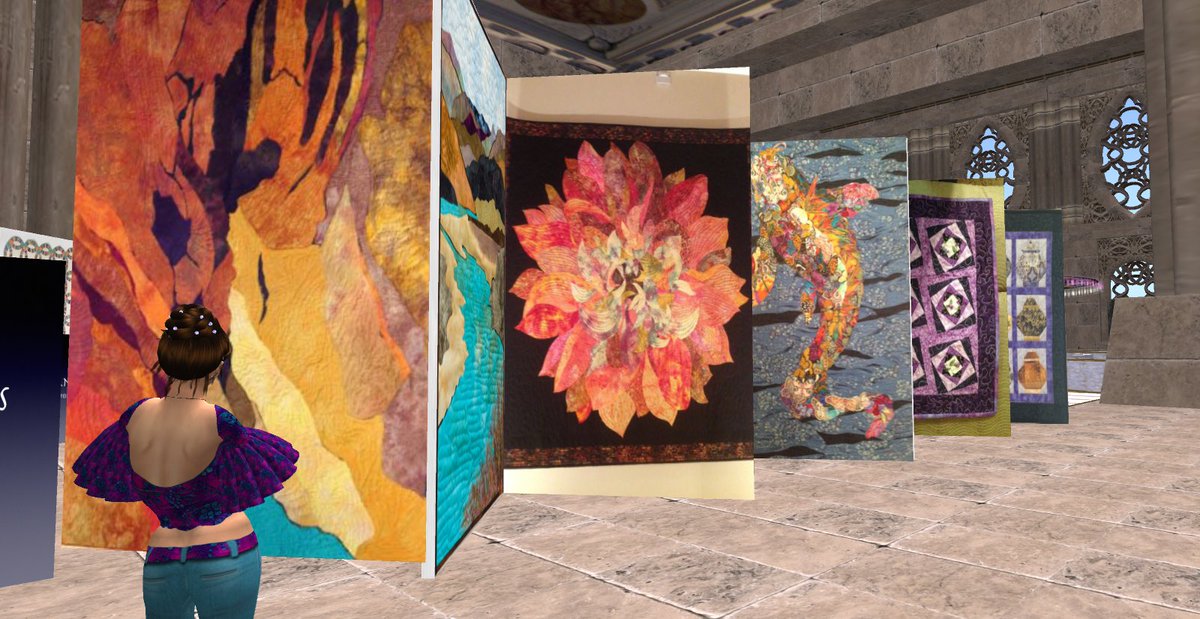 RaspberryCrysta's tweet image. inworldz.com/forums/viewtop… #Quilt show in #Inworldz opening party 2pm IWT  (PST) Impressed!