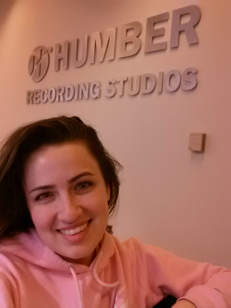 Never stop believing in ur dreamz. Big smiles today working at #humberstudios #singyourtruth #humberblitz #hblitz2016