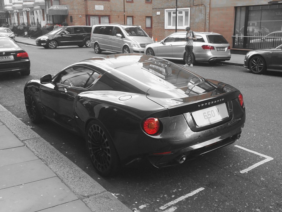CoolCarsLondon's tweet photo. Kahn Vengeance with a parking ticket (Aston Martin DB9) 
#kahn #vengeance #AM #AstonMartin #DB9 #liveupload #carspotter https://t.co/8rjcKez6mQ