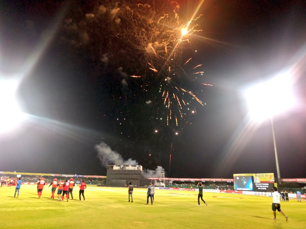 KPLKSCA's tweet photo. Congratulations BellaryTuskers on becoming the champions of KPL Season 5! https://t.co/NH544pNGAA