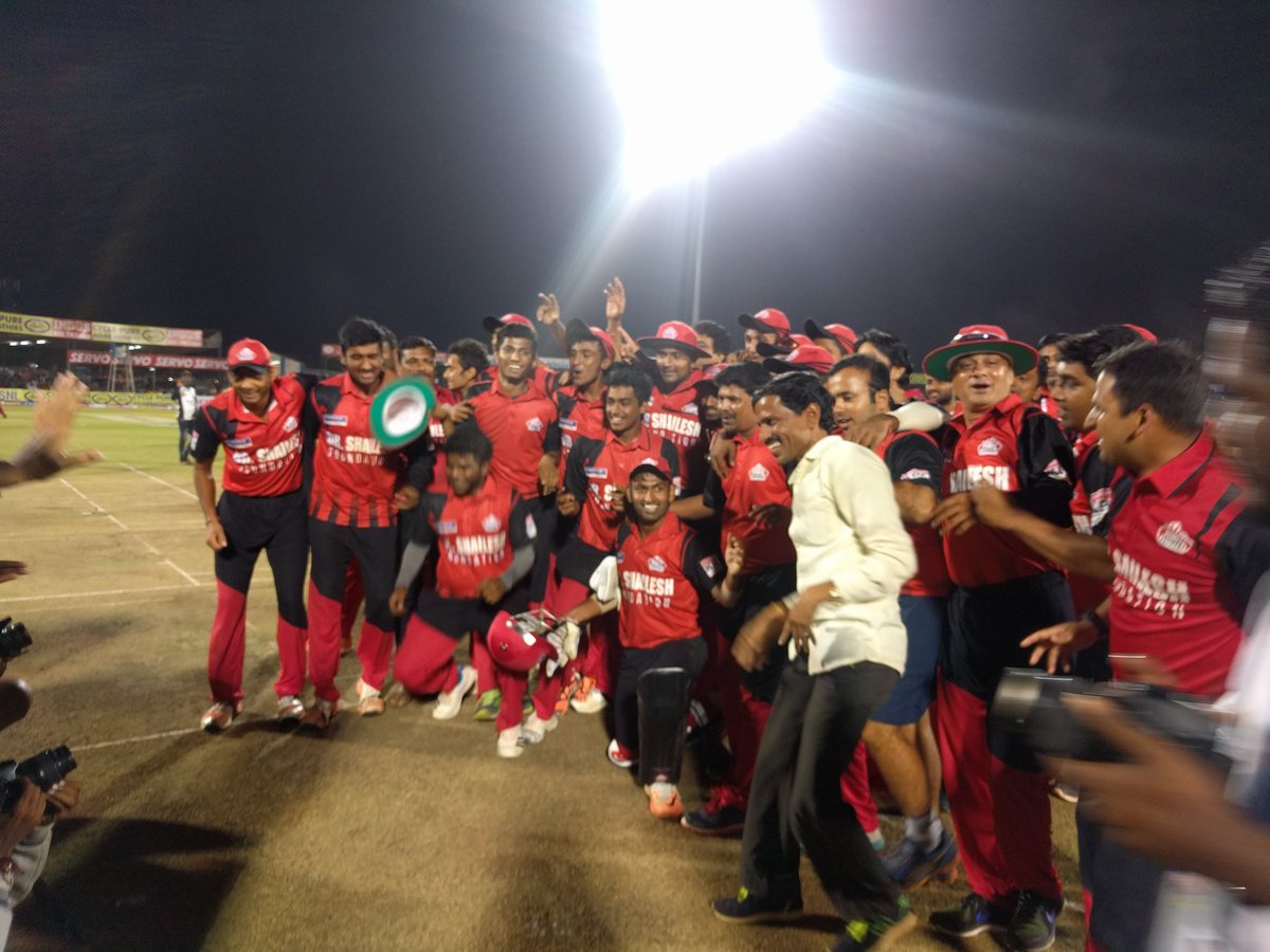 KPLKSCA's tweet photo. Congratulations BellaryTuskers on becoming the champions of KPL Season 5! https://t.co/NH544pNGAA