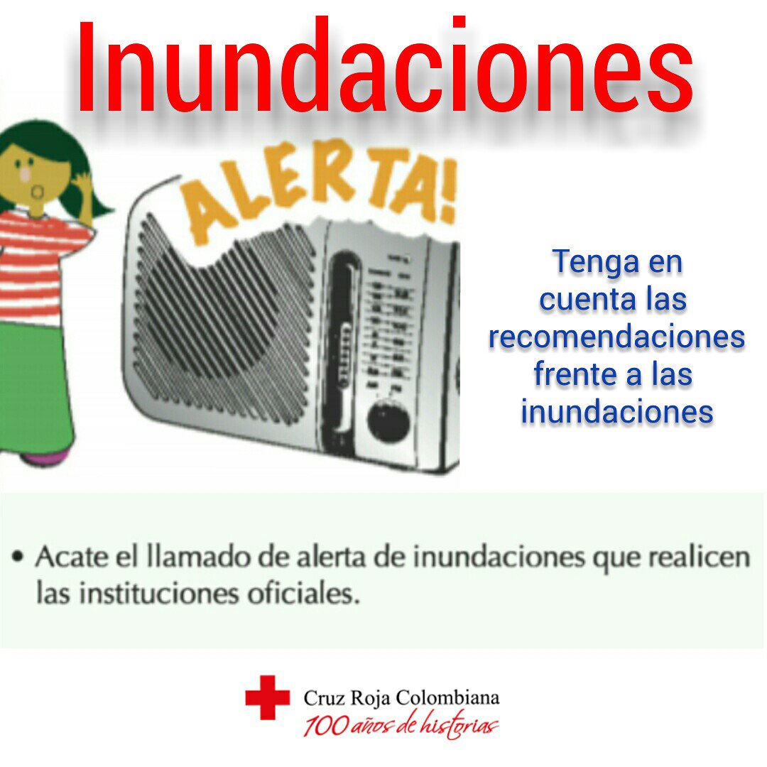 WsarAtl's tweet photo. Frente a #Inundaciones siga las recomendaciones @cruzrojacol @CruzRojaMag @CRUZROJA_BQ @TICAtlantico https://t.co/s2g4Qgtbm7