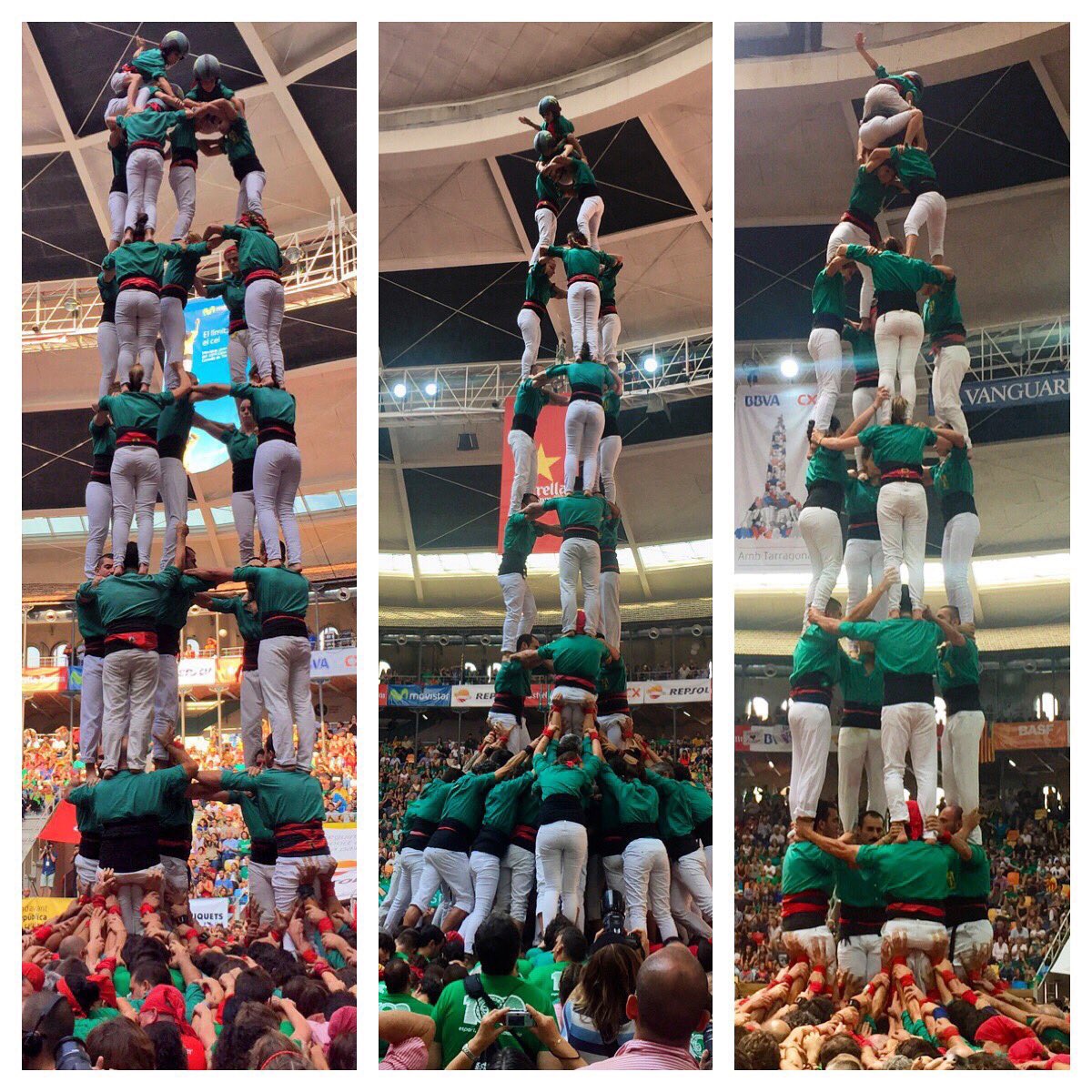 saballuts's tweet photo. Actuació #concurstgn16 5d8, 3d9f-c, 4d8, vd5. #sabadell #saballuts #castellers #sabadelltestimo #tarragona https://t.co/7J4VAAOrDG