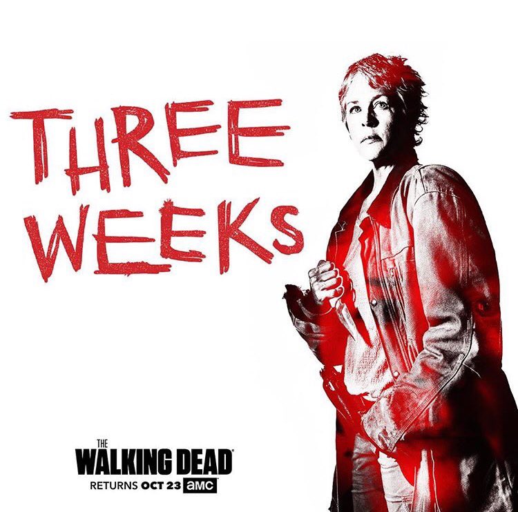 WalkingDeadIT's tweet photo. Tre settimane 🙌 l'attesa non è più un miraggio #TheWalkingDead https://t.co/OQJ7TdawZ0
