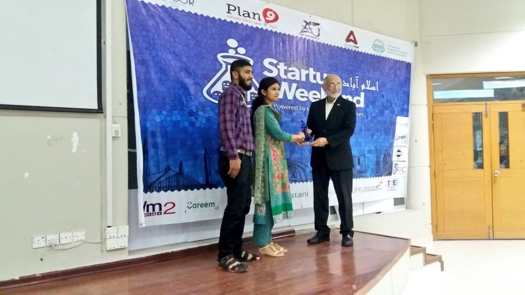 PITBIncubation's tweet photo. Winners of #StartupWeekend #Islamabad:
1. Mad Hunt
2. Portable Incubator
3. I-Matter
#SWISB2016
Congratulations! https://t.co/j7dPYar5ht