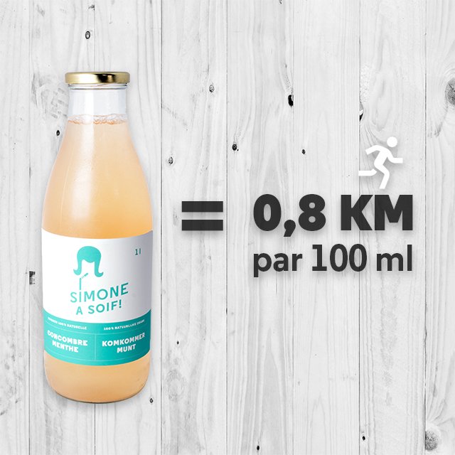 SimoneaSoif's tweet photo. Combien courir de KM pour éliminer ce que vous buvez ? Soyez fainéants, buvez mieux ! @SimoneaSoif #marathon #bxl https://t.co/WmVB6VDkRH
