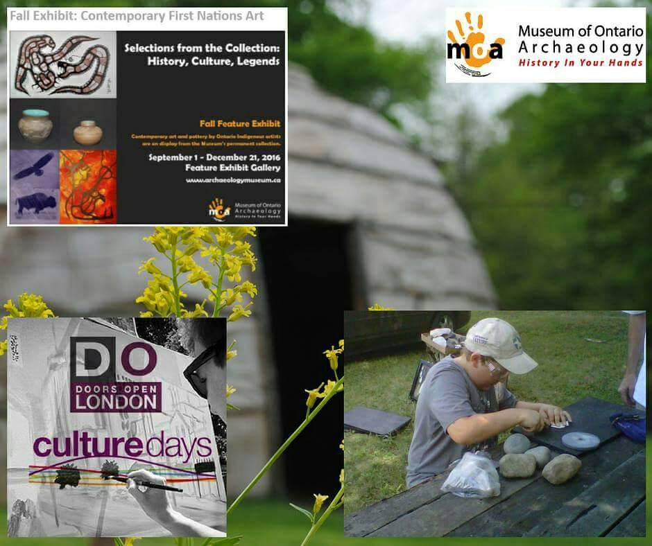 MuseOntArch's tweet photo. Enjoy free admission while celebrating #CultureDays and #DoorsOpen with us from 10-4. #ldnont #ontmuseums #archaeology https://t.co/L3bHMInJqz