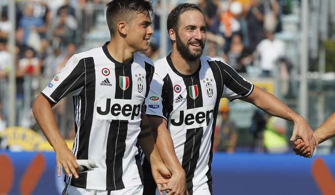 Empoli-Juventus 0-3: filmato gol con Dybala e doppietta di Pipita Higuain