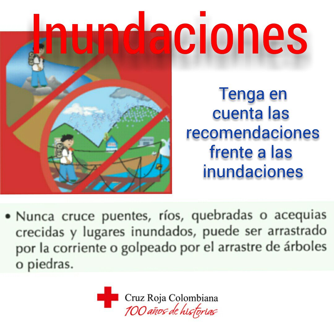 WsarAtl's tweet photo. Frente a #Inundaciones siga las recomendaciones @cruzrojacol @CruzRojaMag @CRUZROJA_BQ @TICAtlantico https://t.co/1S6HII7Uwa