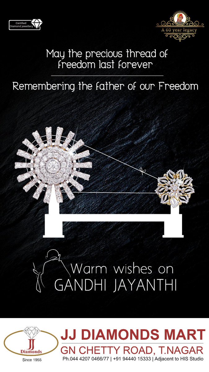 JJDiamonds1955's tweet photo. We remember the father of our nation. May truth and non-violence always prevail! #wewillneverforget #HappyGandhiJayanti #freedom https://t.co/JpSrip0doC