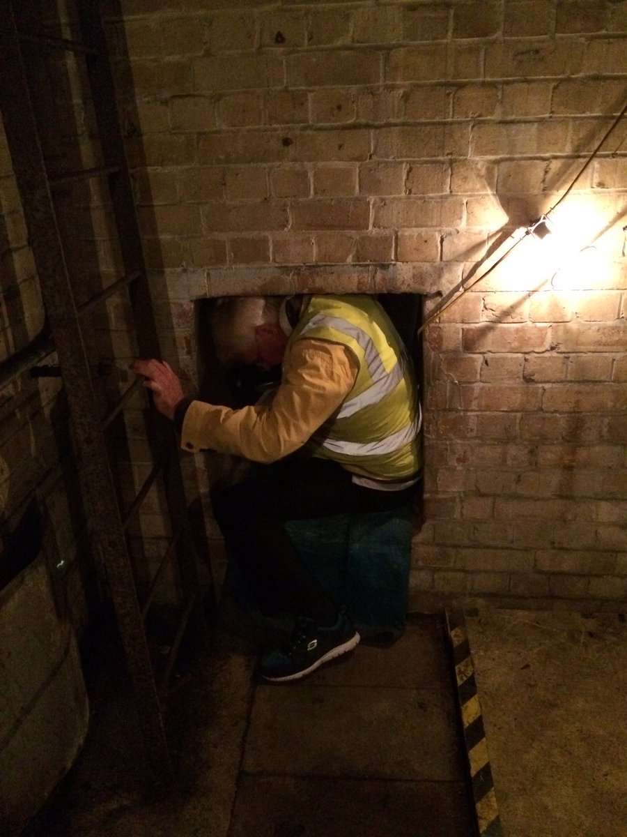 triff83's tweet photo. #clifton #rocks tight squeeze, not for the clostraphobic - hard hat tour at clifton rocks railway https://t.co/CIOspiGMzz