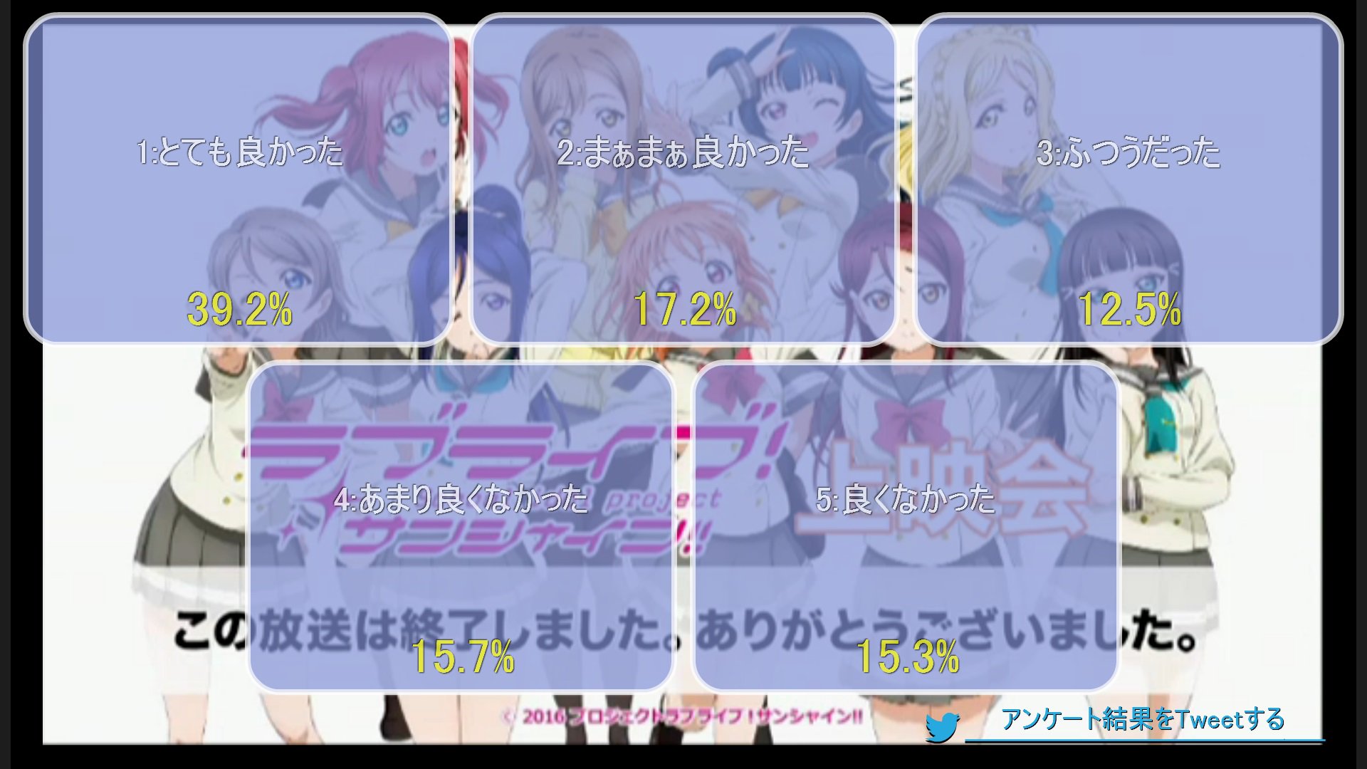 Halical ハリカル ニコ生 17 10 06 19 00開始 ラブライブ サンシャイン 全13話一挙放送 Lovelive T Co Vwke38vd1e アニメ 夏アニメ 夏アニメ16 T Co Kd7qivtjlv Twitter