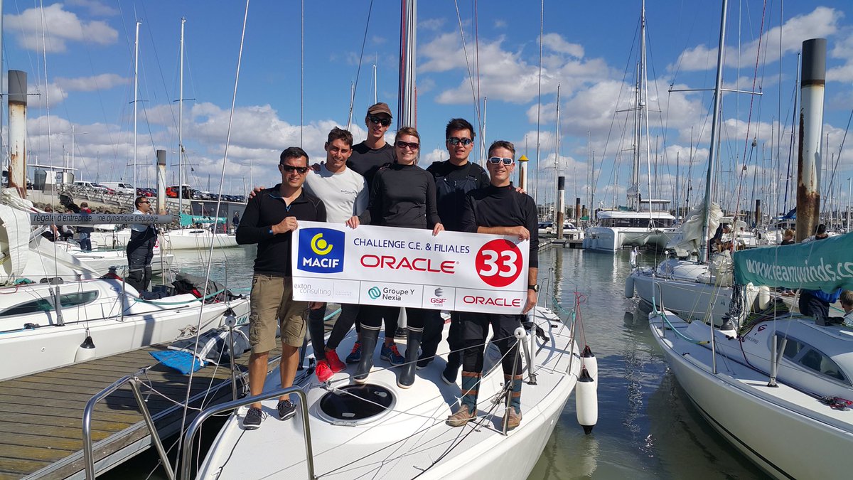 aymericparuit's tweet image. Fin du #ChallengeMacif2016, #OracleTeam termine sur une belle 4 place!!! La dream team se classe 7eme sur 35 participants. #lifeatOracle