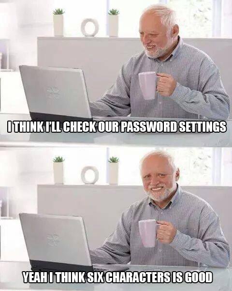 CyberAuditMan's tweet photo. when your client doesn't audit group policy #cybersecurity #cyberawarenessmonth #justcybersecuritythings #cybermemes https://t.co/AhnMwkO4vG