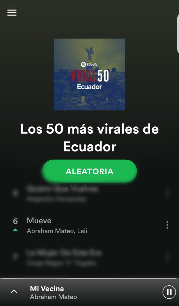 AbrahamMateoEcu's tweet photo. #Mueve de @AbrahamMateoMus ft. @laliespos ocupa la posición 6 dentro de la lista de Viral 50 Ecuador https://t.co/p0fkcRduZM https://t.co/D0uclXFCpf