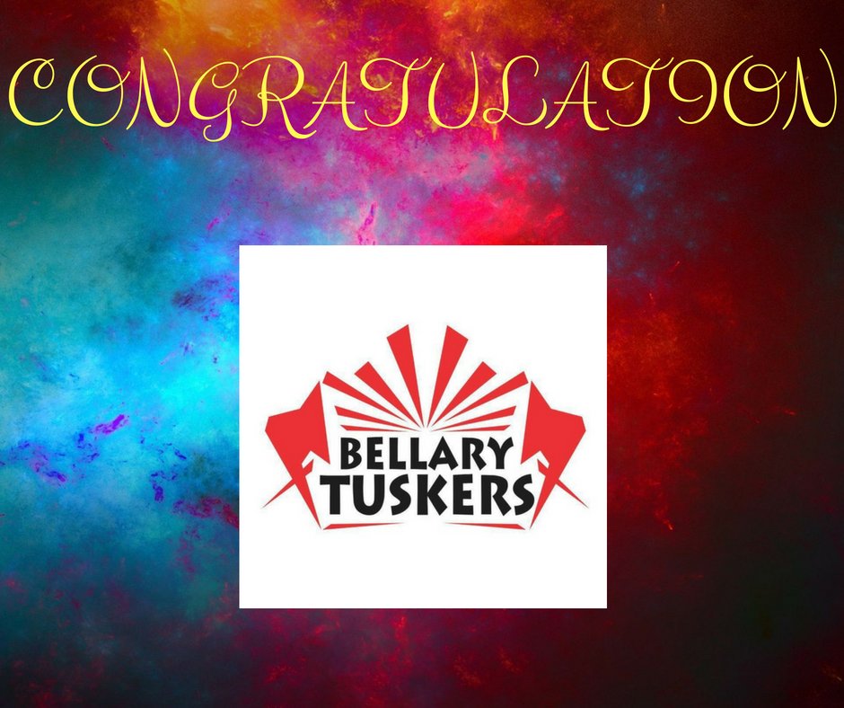 kplbijapurbulls's tweet photo. This time its @BTuskers  and we Congratulate them. #nammakpl #kplksca @kplbijapurbulls https://t.co/dkZGk4dBh0