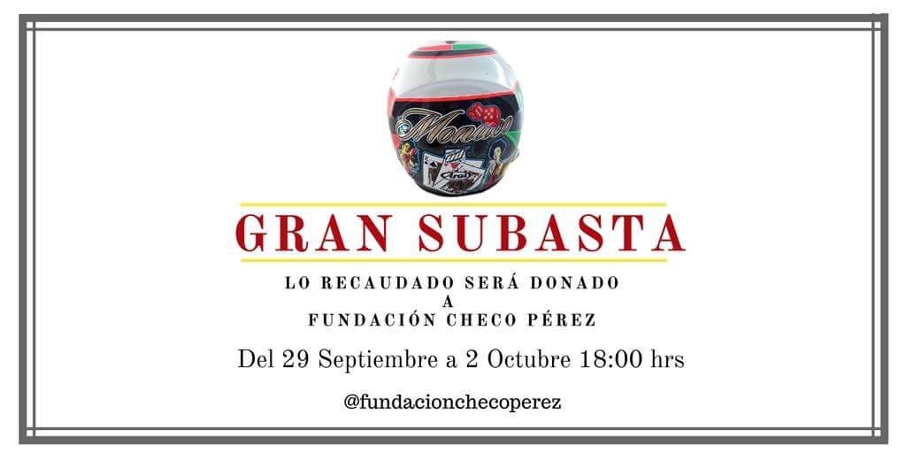 FundChecoPerez's tweet photo. Último día para que termine la subasta del Mini Helmet 2013!!
Firmado y dedicado por Checo Pérez🙌🏼
#FundacionChecoPerez https://t.co/sxAtRegQ9l