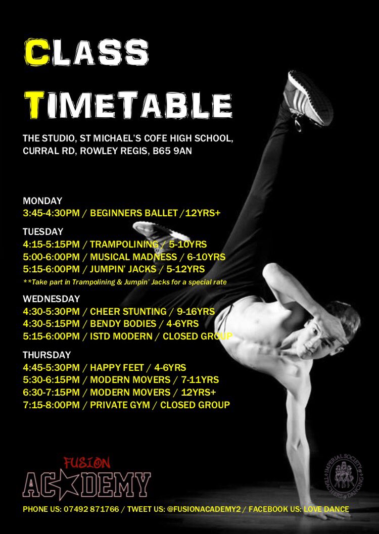 fusionacademy2's tweet photo. TIMETABLE ⭐️⭐️⭐️ https://t.co/JMIn11ElyY