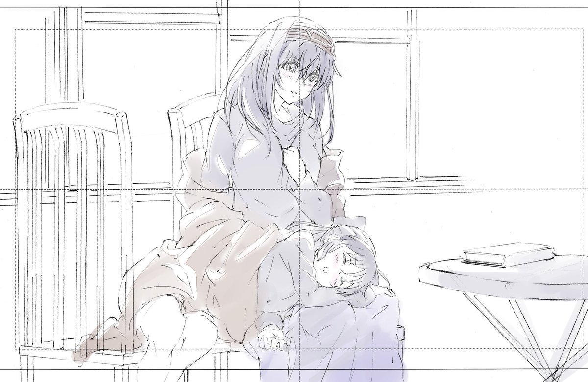 橘さんと鷺沢さん
読書の秋
#デレマス 