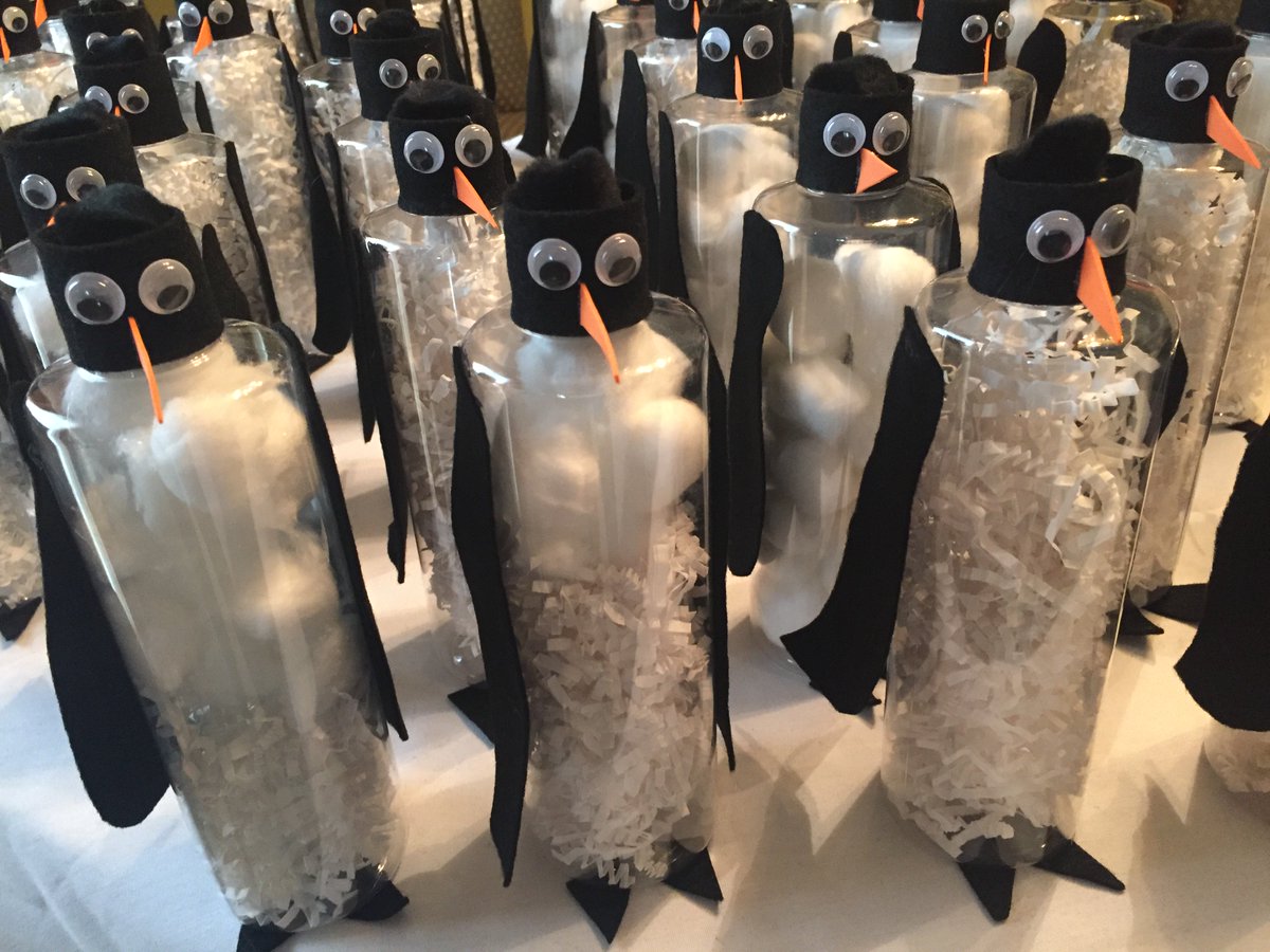 DacinaBox's tweet photo. Getting ready to ship the penguin sensory bottle orders! Great addition to construction center. https://t.co/Lzit7fAAME https://t.co/pwOjITjYLW