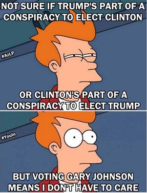 LPNational's tweet photo. Stop voting for the lesser evil, for for the greater good. #YouIn https://t.co/dcPrpiLjkW