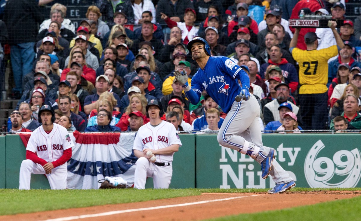 Cabbie's tweet image. We 👀 you @DeVoTrAv!!! Blessed to have that bat in the post season!!! #MLBPlayoffs @BlueJays