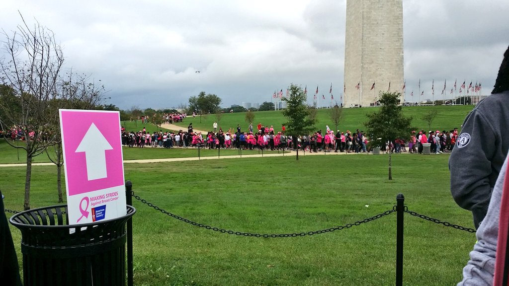 JetBlueDCA's tweet photo. CMs participating in the #AmericanCancerSociety's #MakingStridesAgainstBreastCancerWalk on the National Mall today @JetBlue @HelloJetBlue p3 https://t.co/UAXcz5qWZi