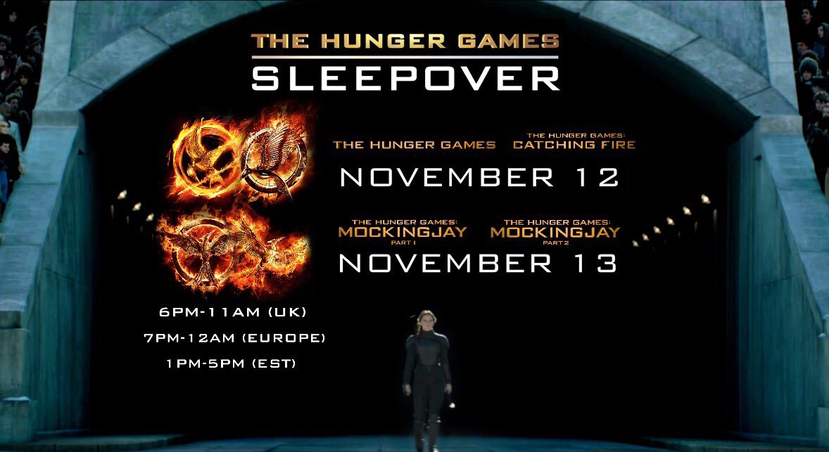 Join us on the #THGSleepover! Ask me, <a href="/sassyjoshifer/">susan</a>, or @badassjoshifer if you have any questions. 🏹🔥