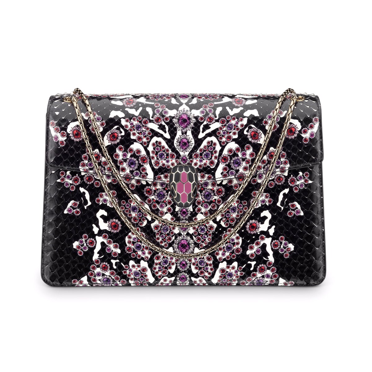 bvlgari python bag