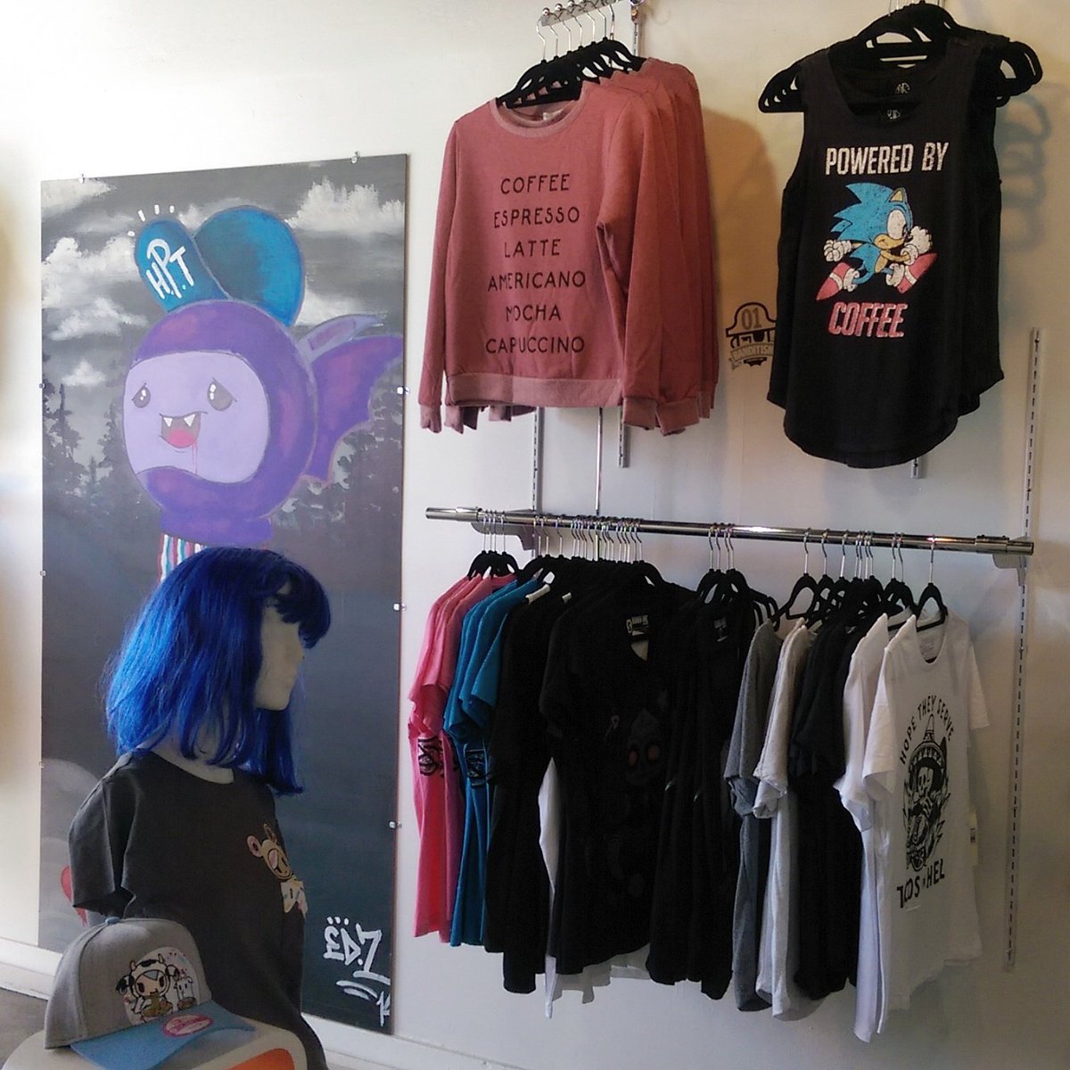HappyPandaToys's tweet photo. We got your #SundayFunday right here mister! Open til 4pm today
#dtlv #toylife #dopethreads #coffee #shoppingismycardio #choosehappy https://t.co/OkYBV4nohw