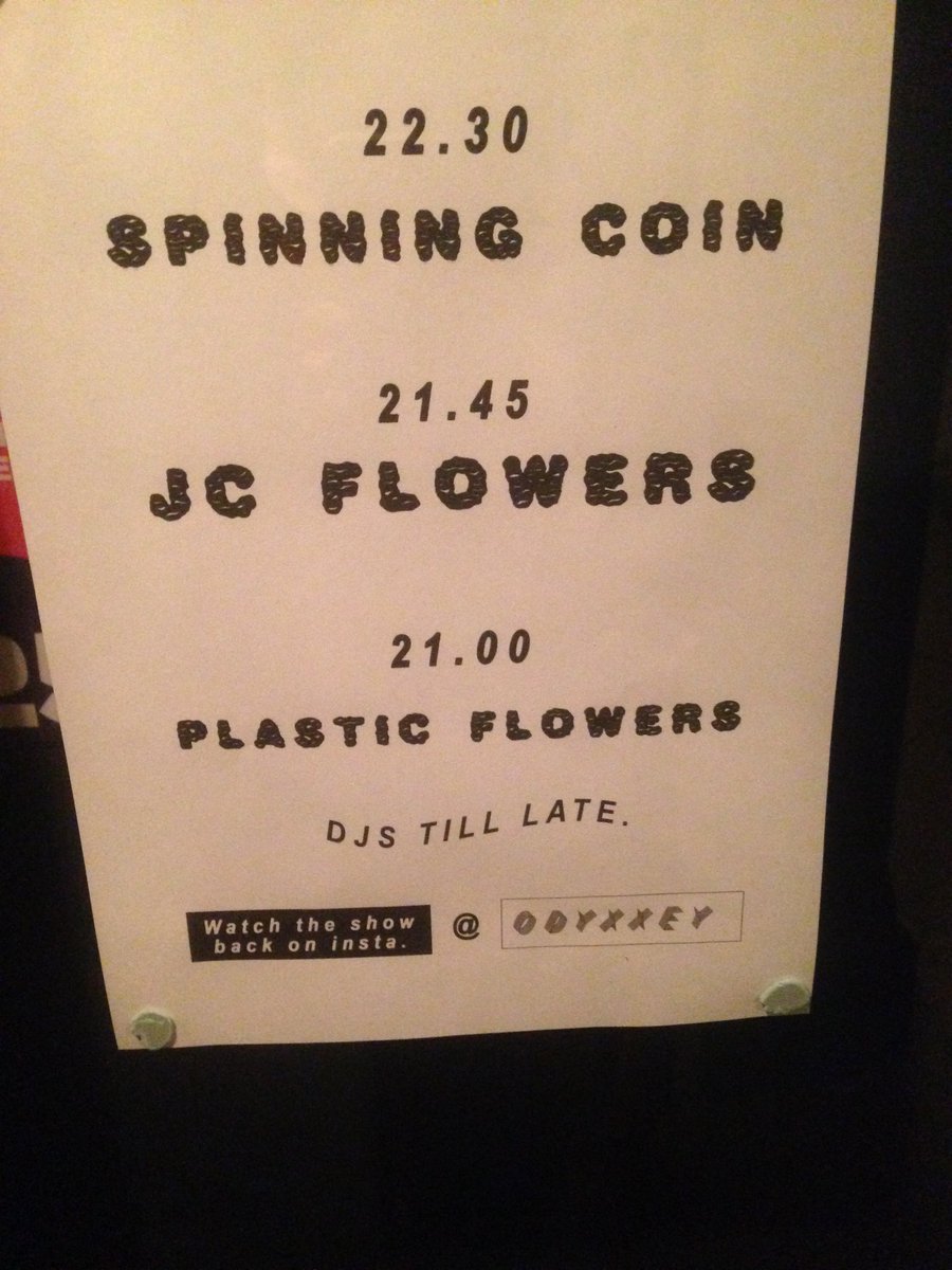 spinning_coin's tweet photo. Stage times! FREE ENTRY @geographicmusic @ODYXXEY @theoldbluelast @JC_FLOWERS_  🌚 https://t.co/Ms0PtWsp1y