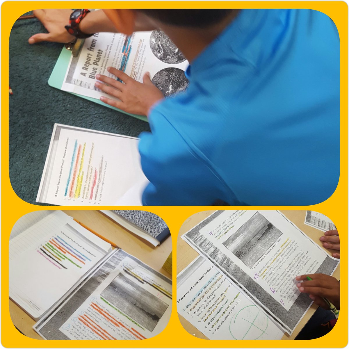 ms_kthomas's tweet photo. Why-lighting text information in science. 
#3tweslay #hatchtigers https://t.co/BD4Ih7c5lh
