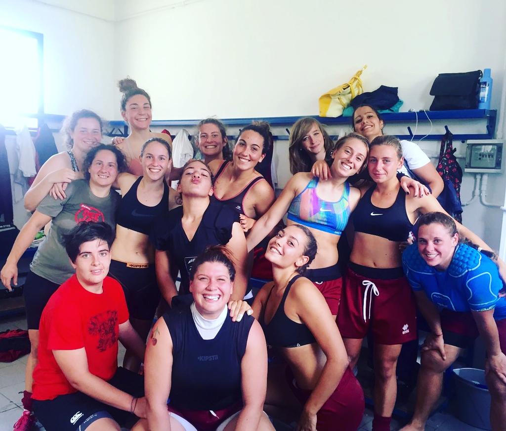 Jess_silvi's tweet photo. Buona la prima... Nuovo inizio  per noi 🏉 #FRC #rugbygirls #rugbylife  #rugbyfamily https://t.co/RKW8T0yLFk